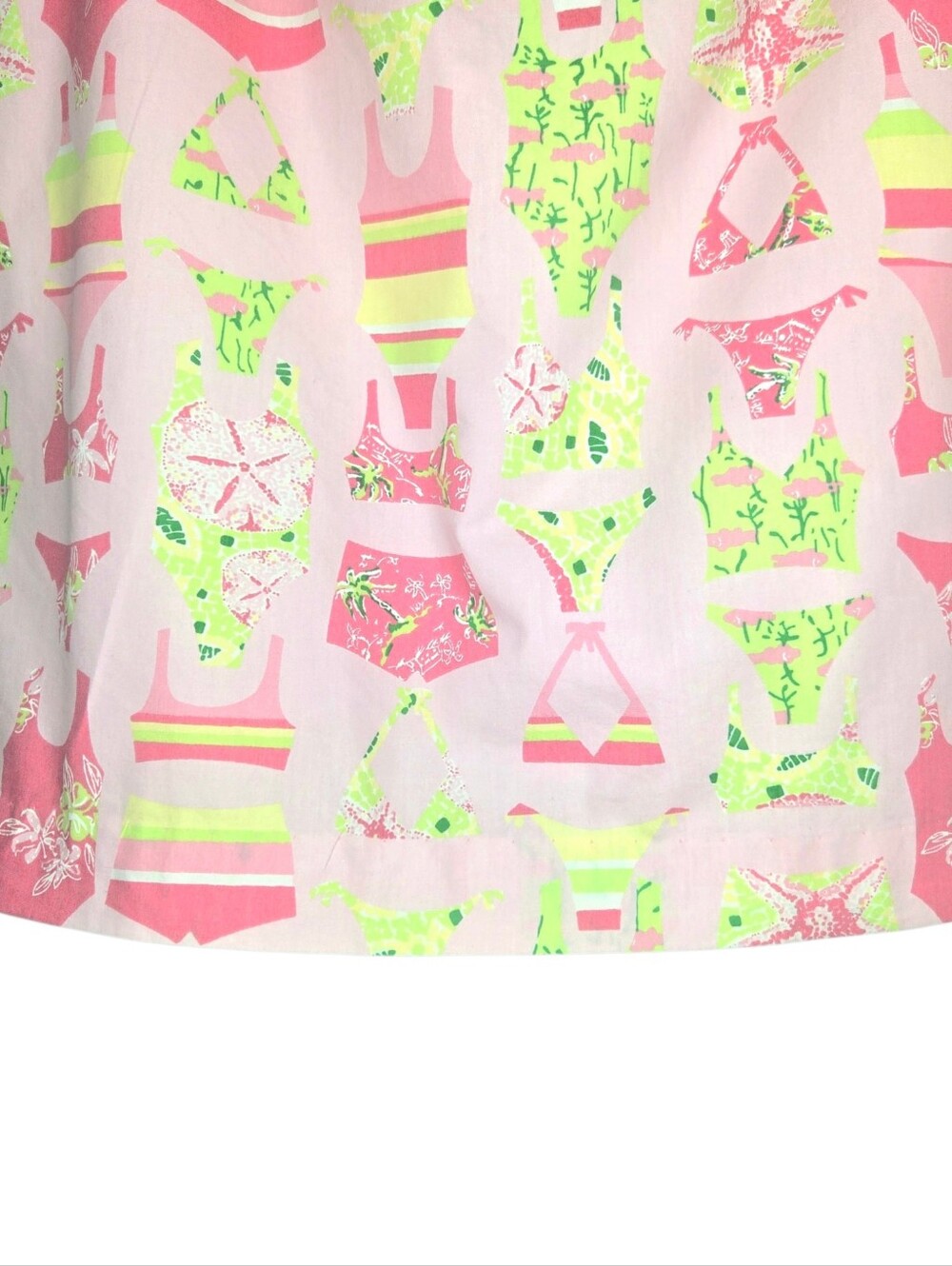 Lilly Pulitzer Cotton Skirt. Pink/green. Size 12 - Picture 5 of 9